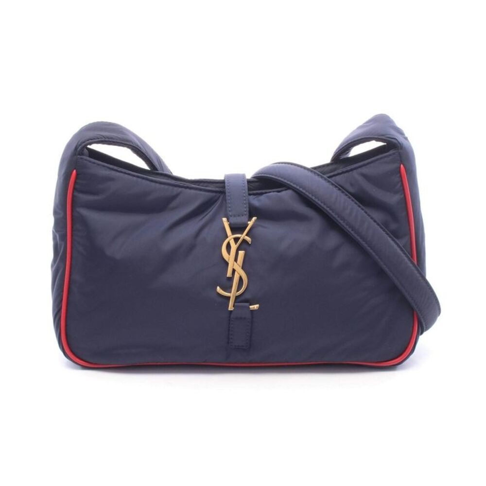 Saint Laurent Paris Le 5 À 7 Nylon Leather Shoulder Bag